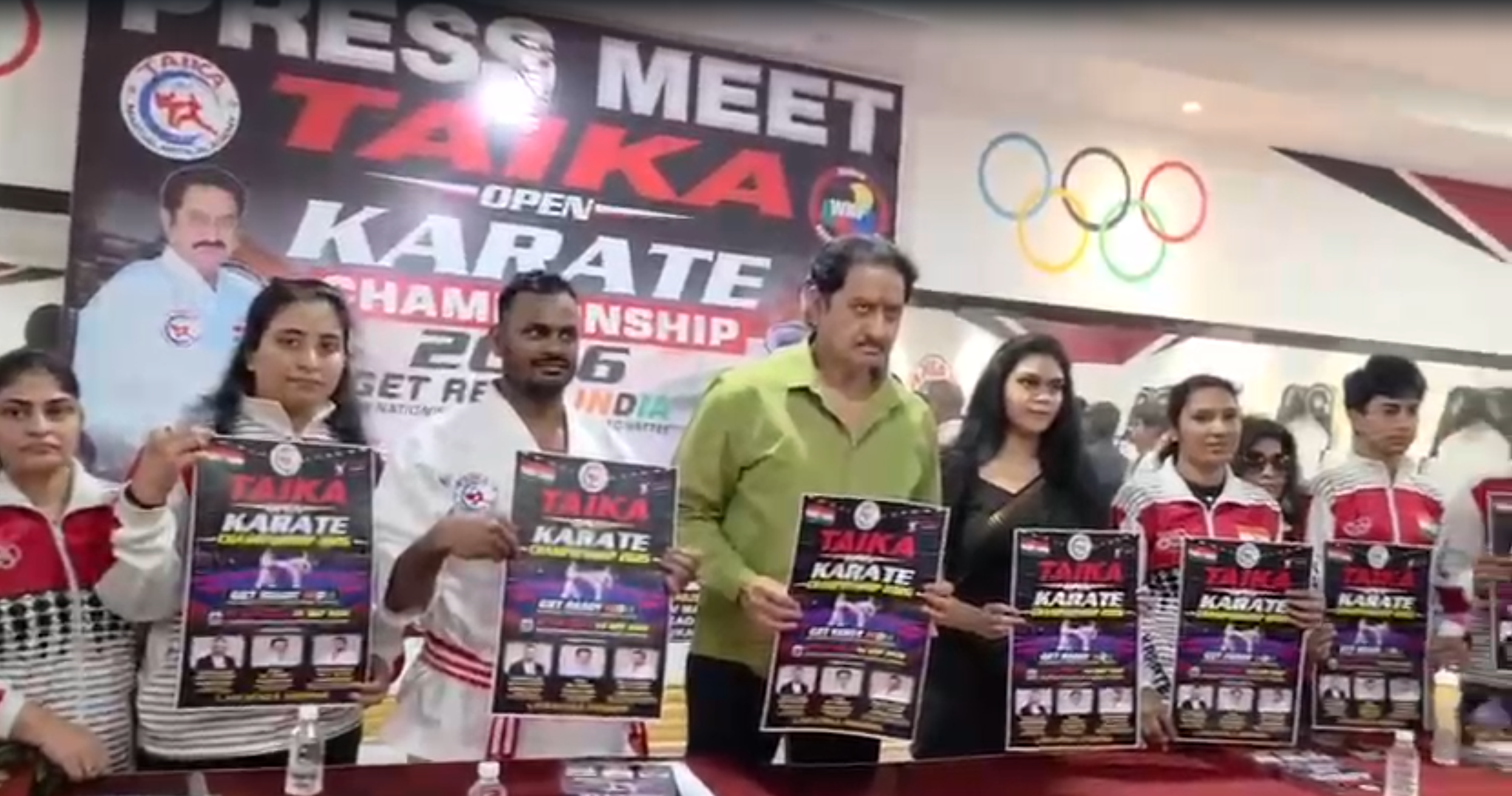 TAIKA ఓపెన్ కరాటే ఛాంపియన్‌షిప్–2026 బ్రోచర్‌ను ఆవిష్కరించిన సినీ నటుడు డాక్టర్ సుమన్