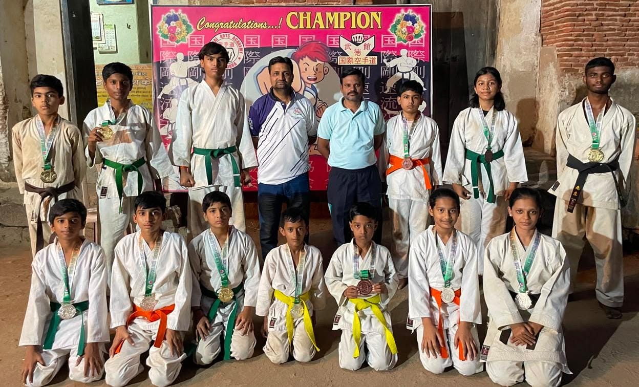IGKA Karate Club Bhandara Excels at National Online E-Kata Championship