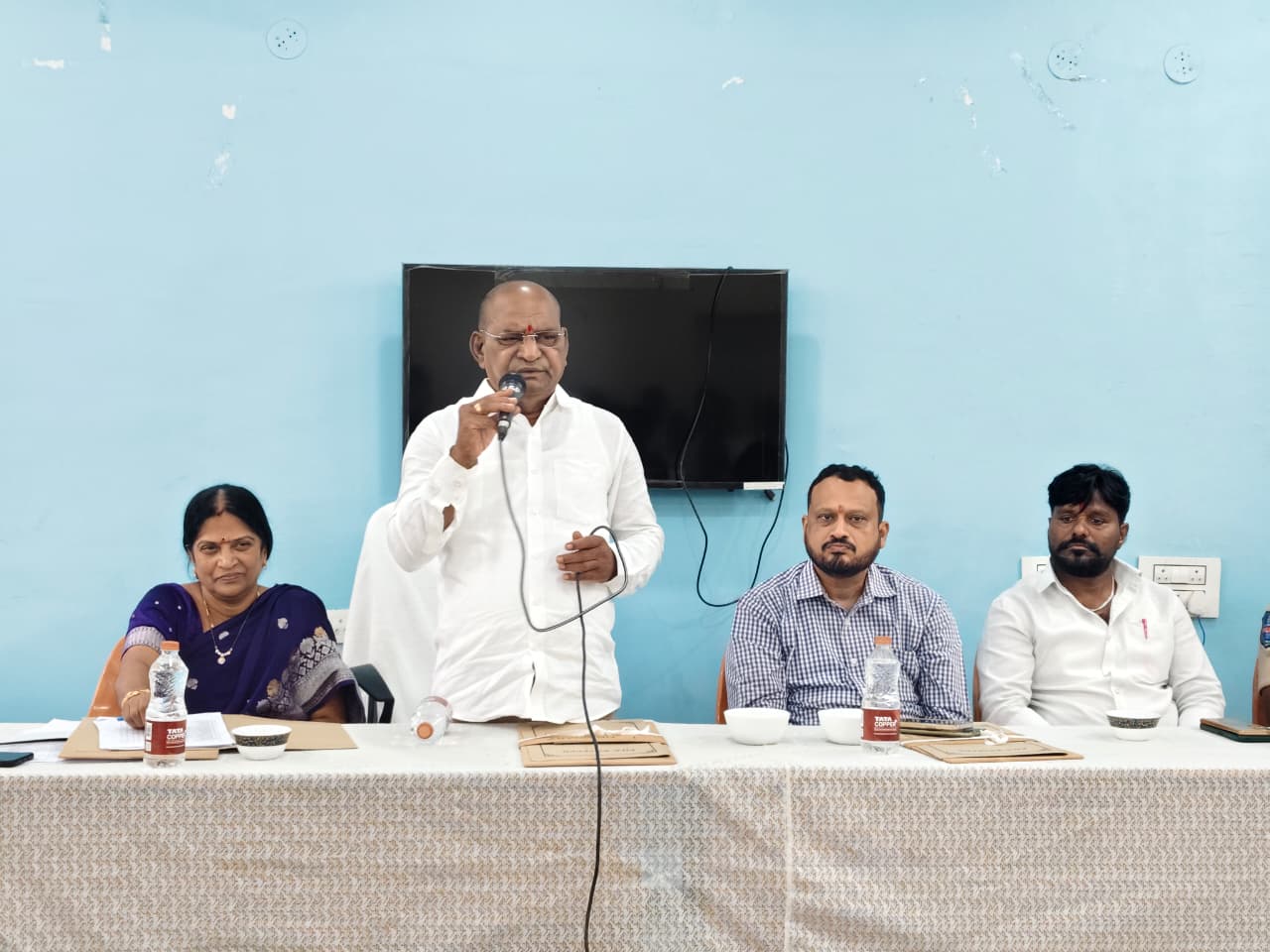 టేకులపల్లి మండల సమీక్ష సమావేశంలో పాల్గొన్న ఎమ్మెల్యే కోరం కనకయ్య